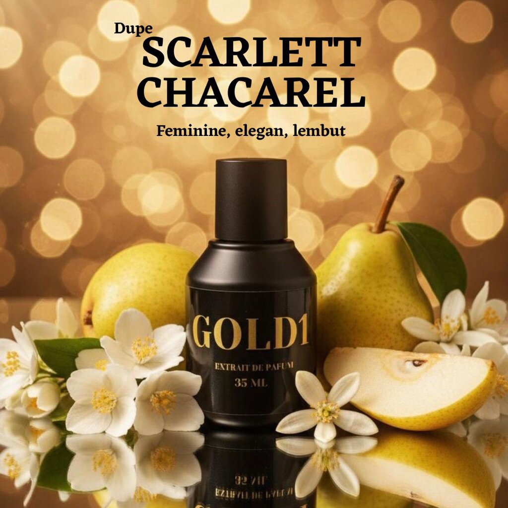 Parfum Scarlett Cacharel Parfum Wanita Memikat Tahan lama Dupe by Goldi Extrait de Parfum