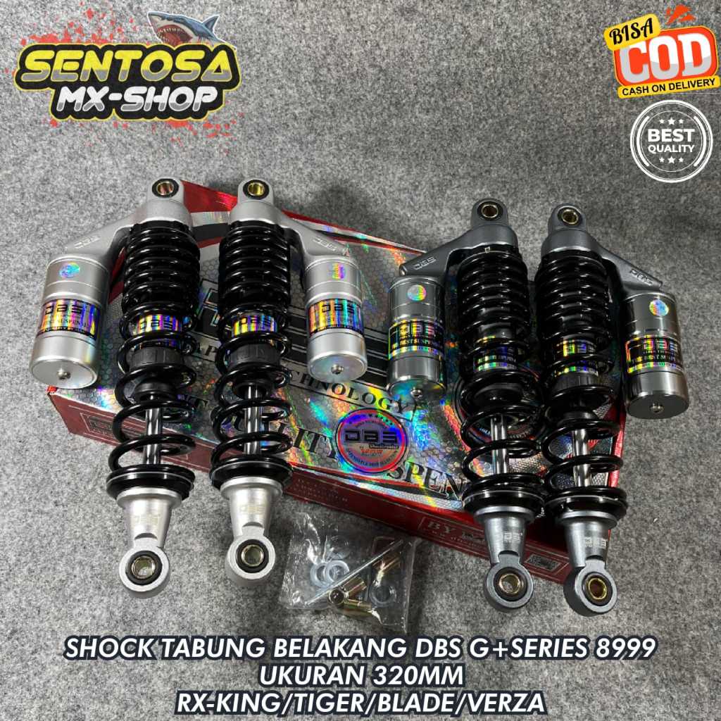 SHOCK BELAKANG TABUNG ATAS DBS 8999 G+ SERIES UKURAN 320MM RX-KING / BLADE / TIGER / REVO ABSOLUTE