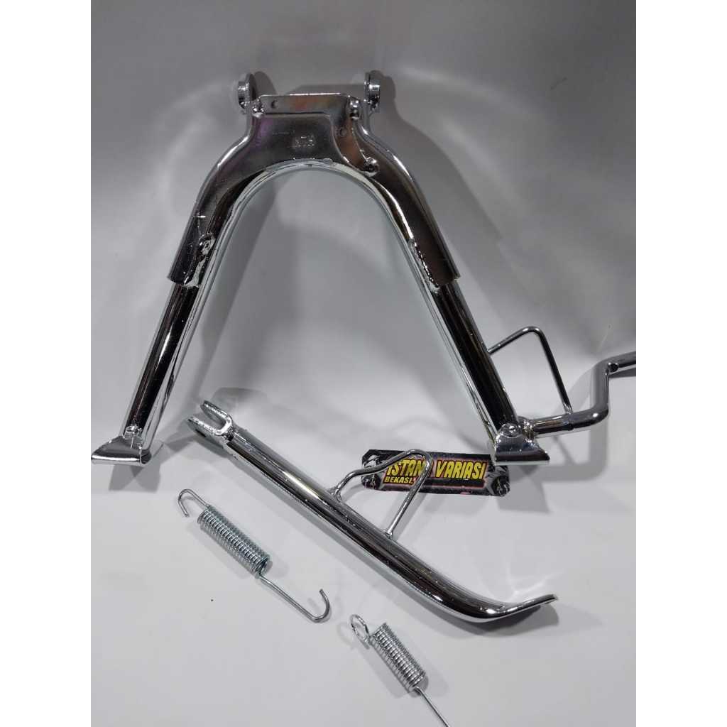 Standar Samping&tengah Set NTH Croum Original NTH Ring 17 Mio,Beat,Vario,Scoopy,Mio Soul