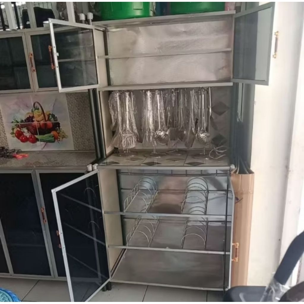 Rak Piring Keramik 2 Pintu