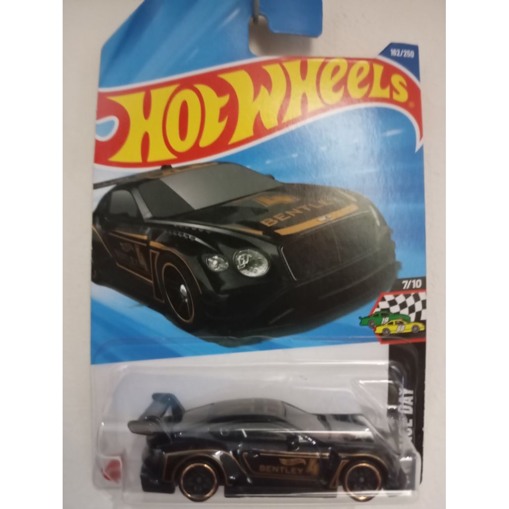 Hotwheels 2018 Bentley Continental GT3 Diecast Bentley Hot Wheels Bentley