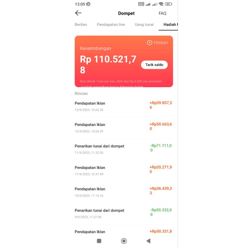 Jual Akun snack video fresh baru 0-500 folllower