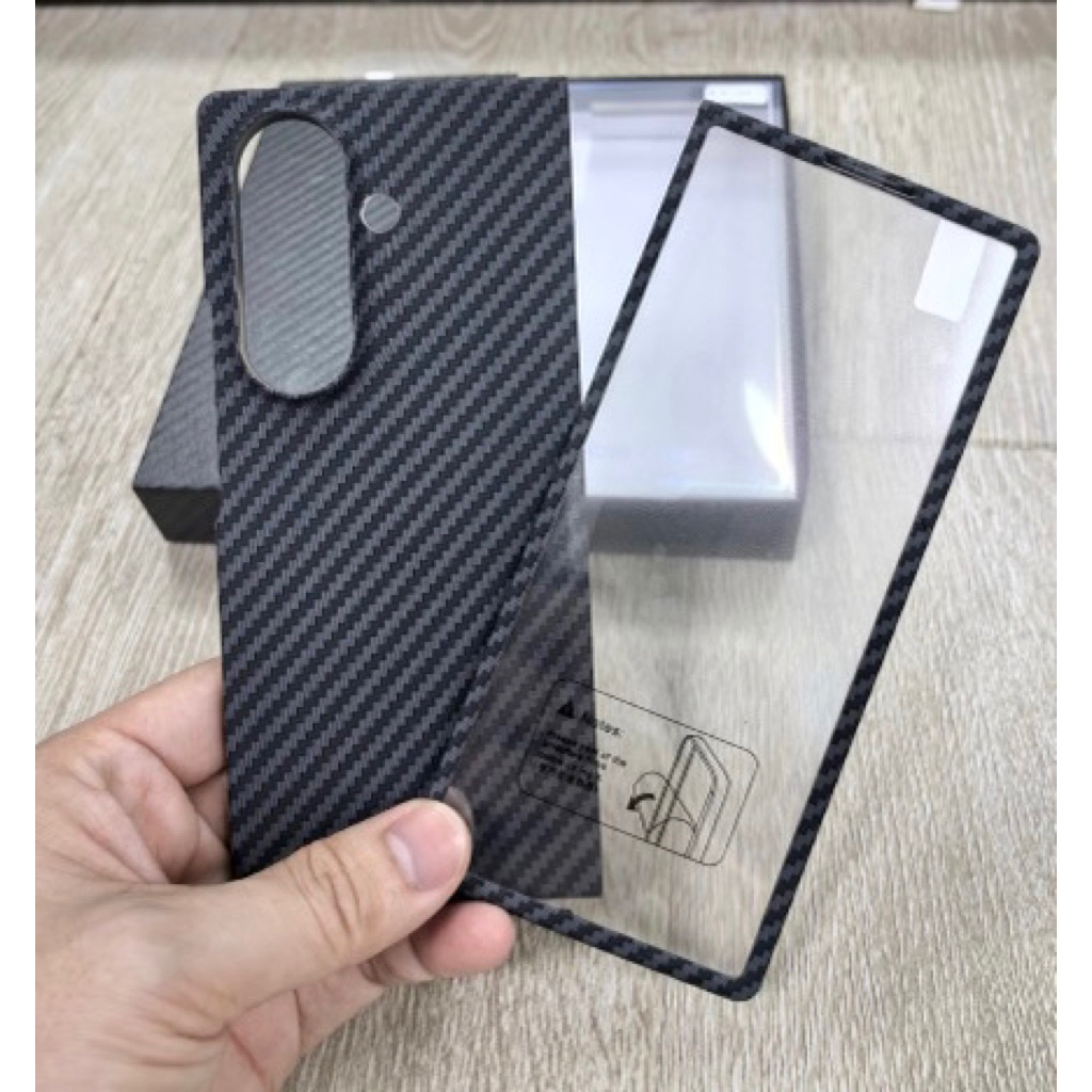 Hard case carbon premium magnetic samsung galaxy z fold 3 4 5 6 7 casing tipis elegan keren mewah te