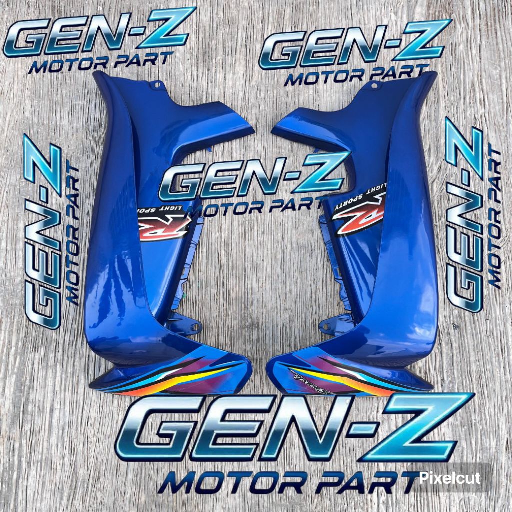 Smash lama/smash old 110 biru + stiker/non stiker full body halus