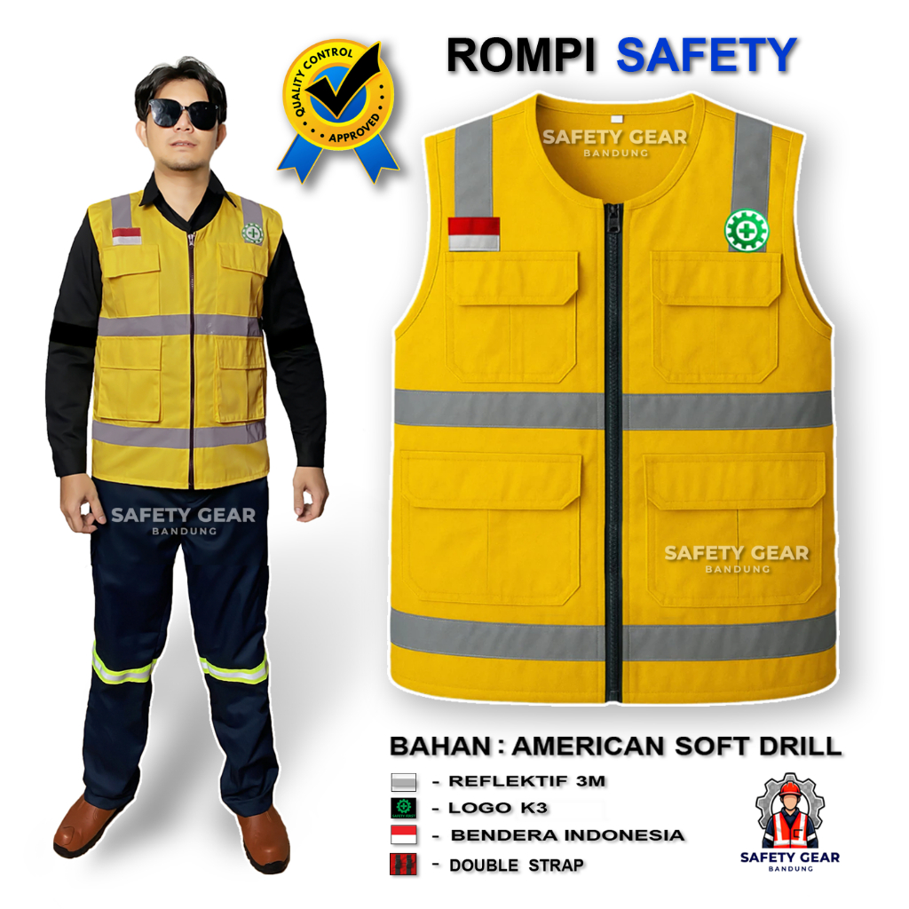 Rompi Safety First|ROMPI SAFETY TAMBANG|ROMPI SAFETY|ROMPI K3|ROMPIPROYEK|ROMPI KERJA|ROMPI TAMBANG|