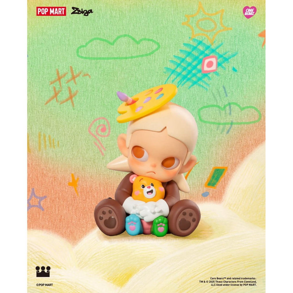 NEW Zsiga X Care Bear Work of Heart Bear ORI POPMART