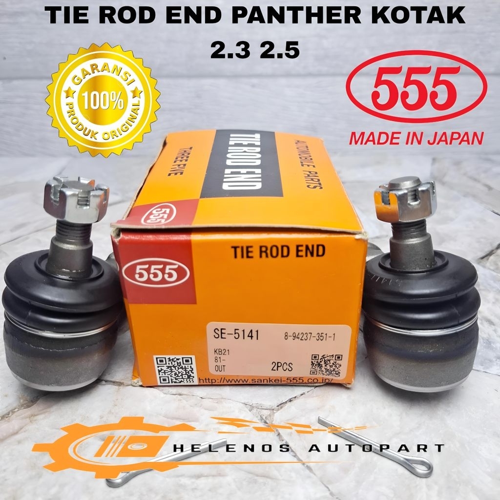 TIE ROD END PANTHER KOTAK 2.3 2.5 ORIGINAL 555 SANKEI JAPAN