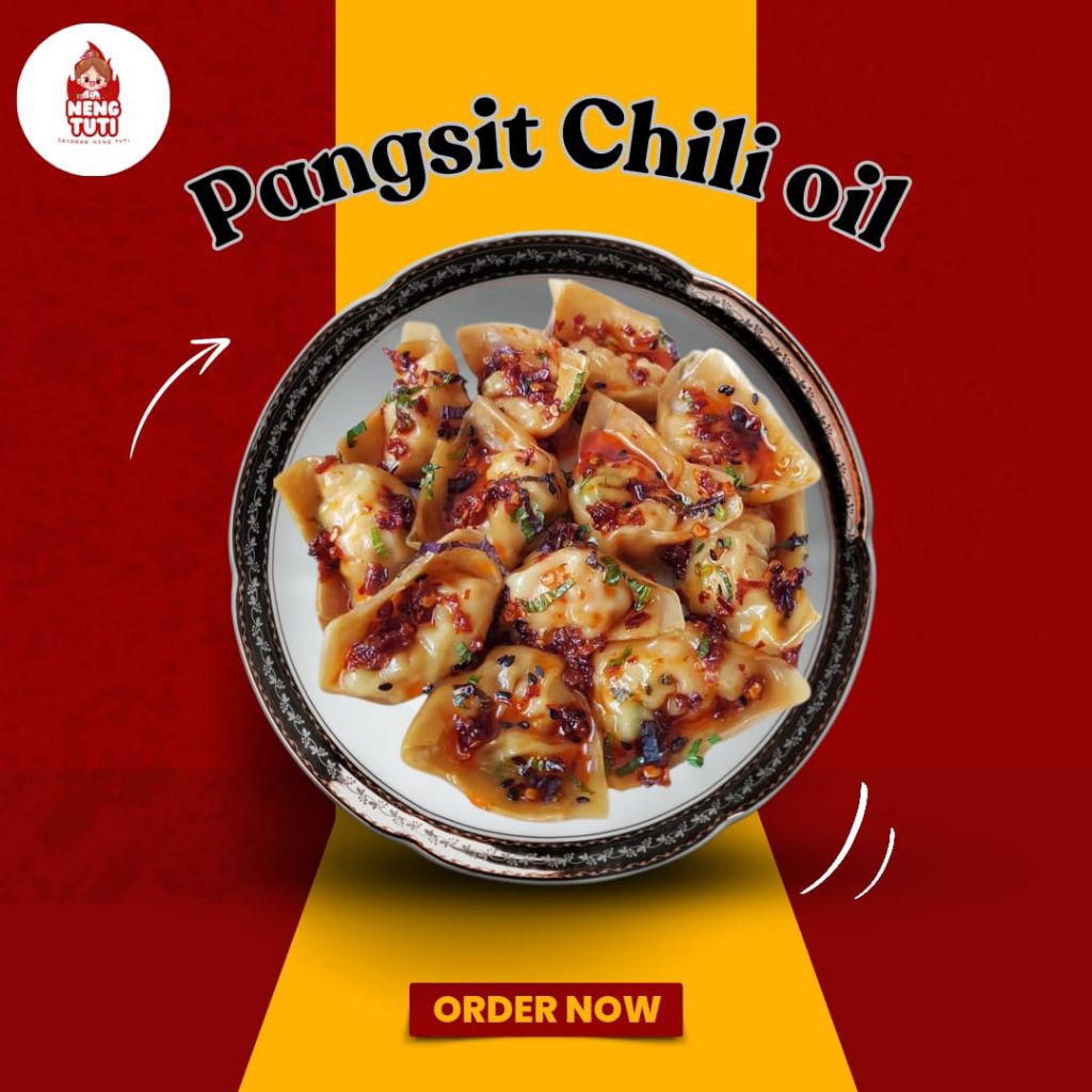 PANGSIT WONTON CHILI OIL / PANGSIT AYAM / PANGSIT FREE CHILI OIL / PANGSIT GORENG