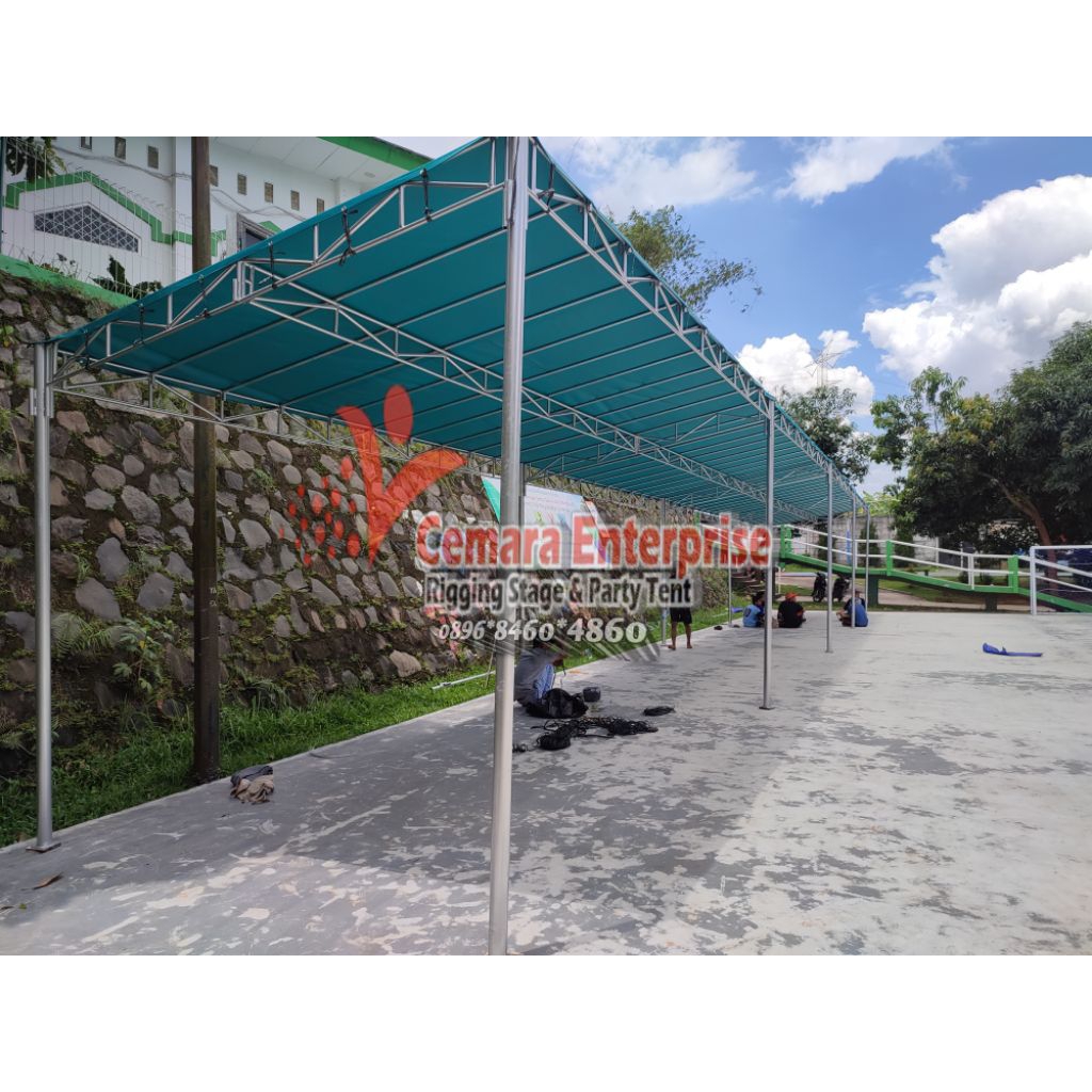 Tenda 4x6 meter Tenda warga tenda masjid tenda parkiran tenda tenda RT tenda Rw tenda pabrik tenda p