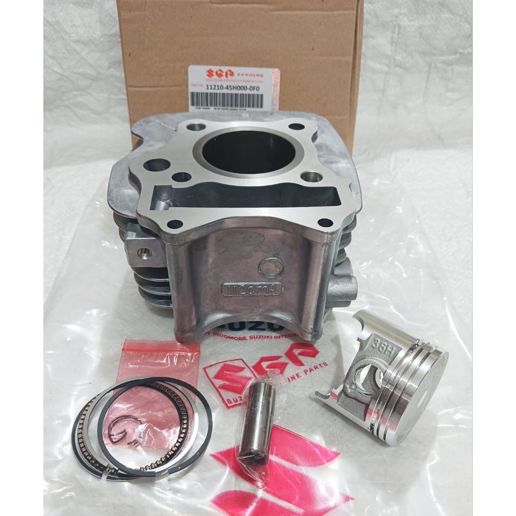 BLOK SEHER KOMPLIT SMASH TITAN  BLOK +PISTON SMASH TITAN