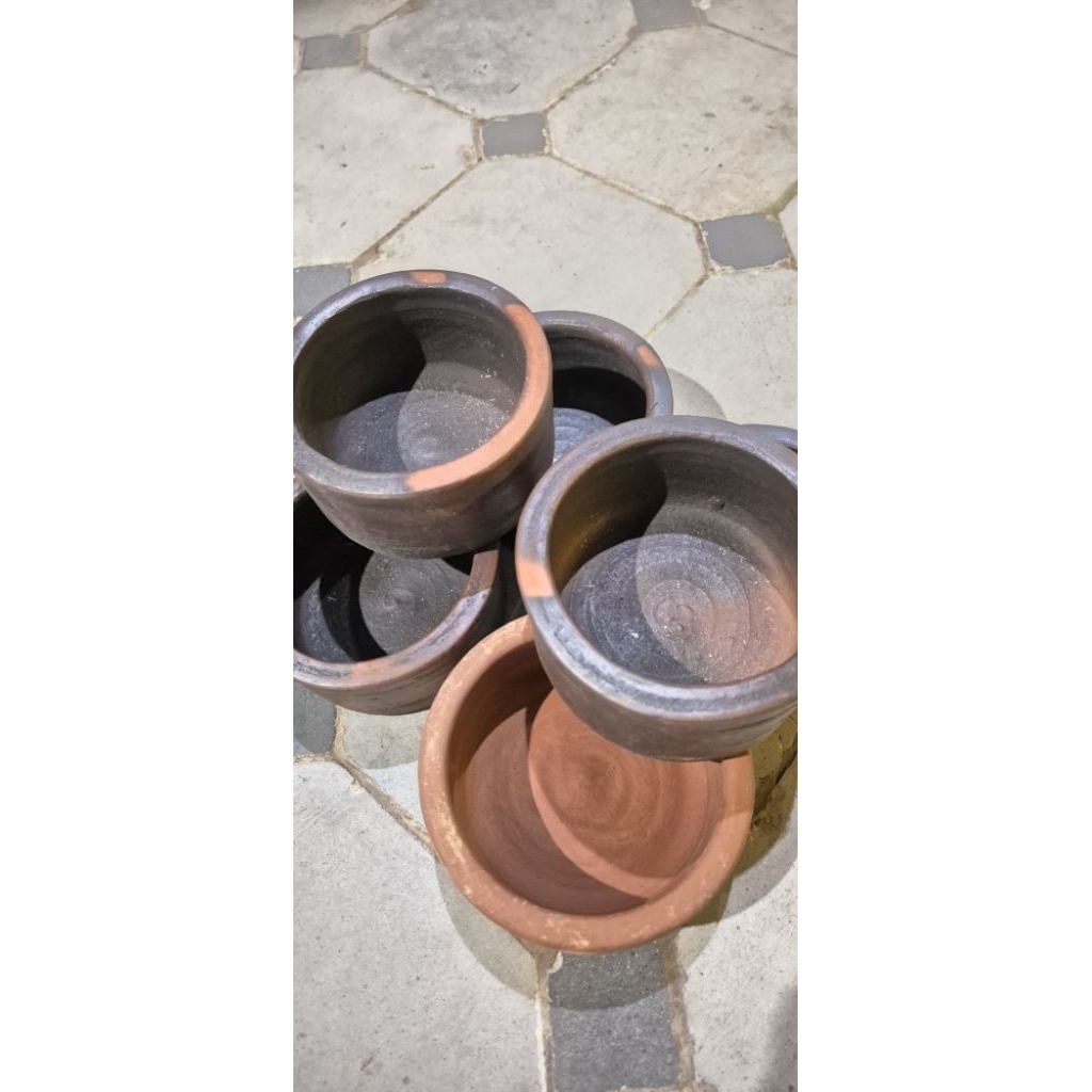 Gerabah wadah makan kelinci bahan tanah liat D-13