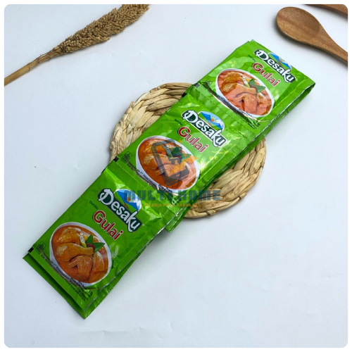Bumbu Gulai Padang Bubuk Desaku Sachet – 1 Renteng Isi 10 Sachet | Bumbu Praktis Masakan Padang