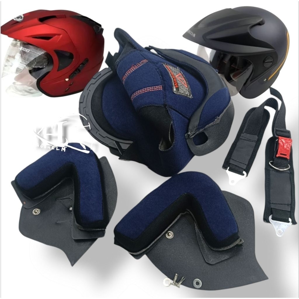 Busa helm Honda Spon helm Honda hadiah Motor