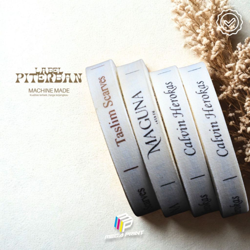 Label Katun Label piterban Label katun custom Label baju Label hijab custom