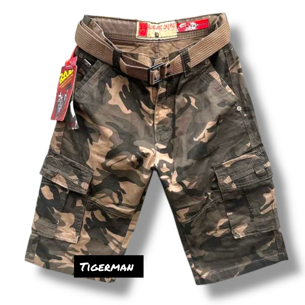 Celana cargo pria import bahan katun kanvas bawangceng brand original import jumbo 28-38