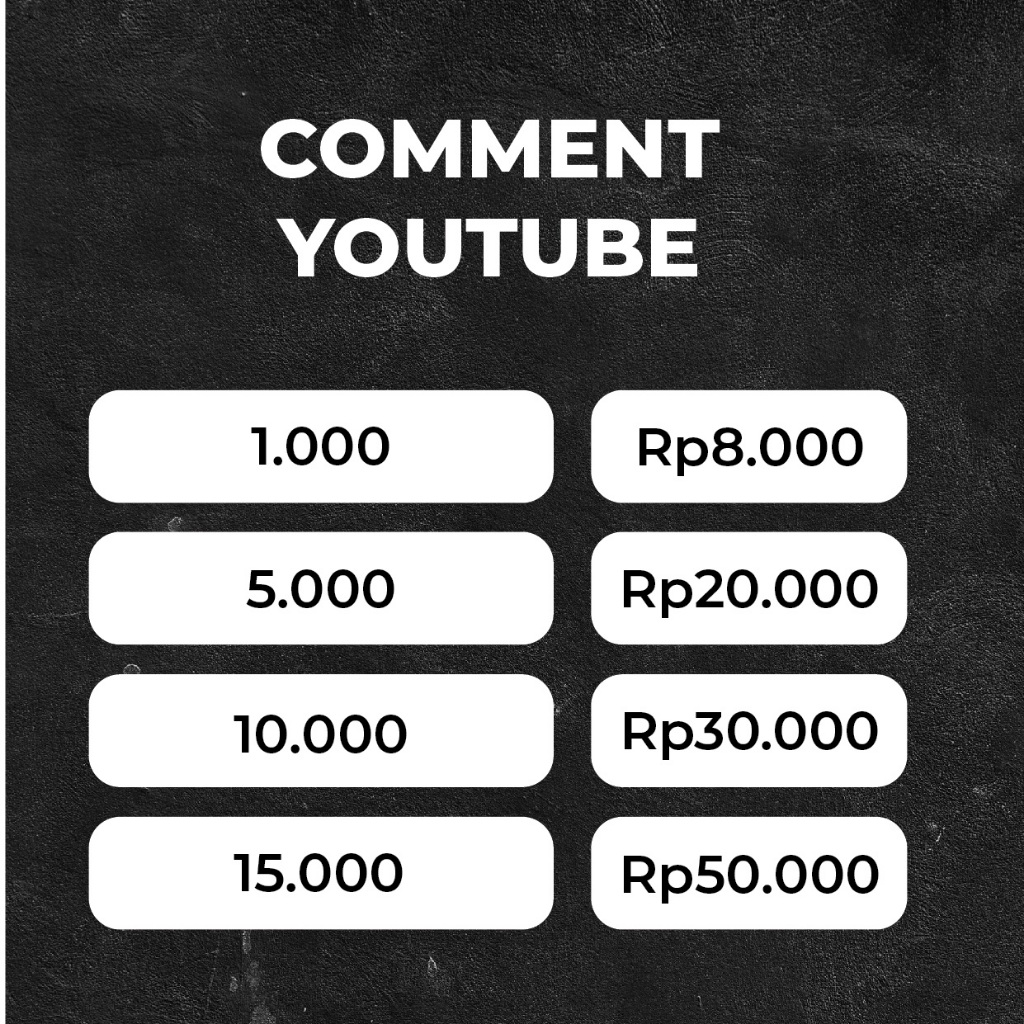 Jasa Komentar Youtube | Buzzer Terpercaya (100% Permanent)