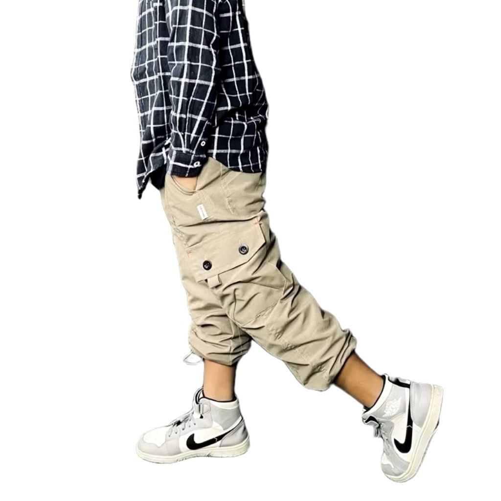 CELANA PANJANG KARGO ANAK /PDL PRIA WANITA CELANA JOGER KARGO ANAK CELANA KARGO PINGGANG KARET CELAN