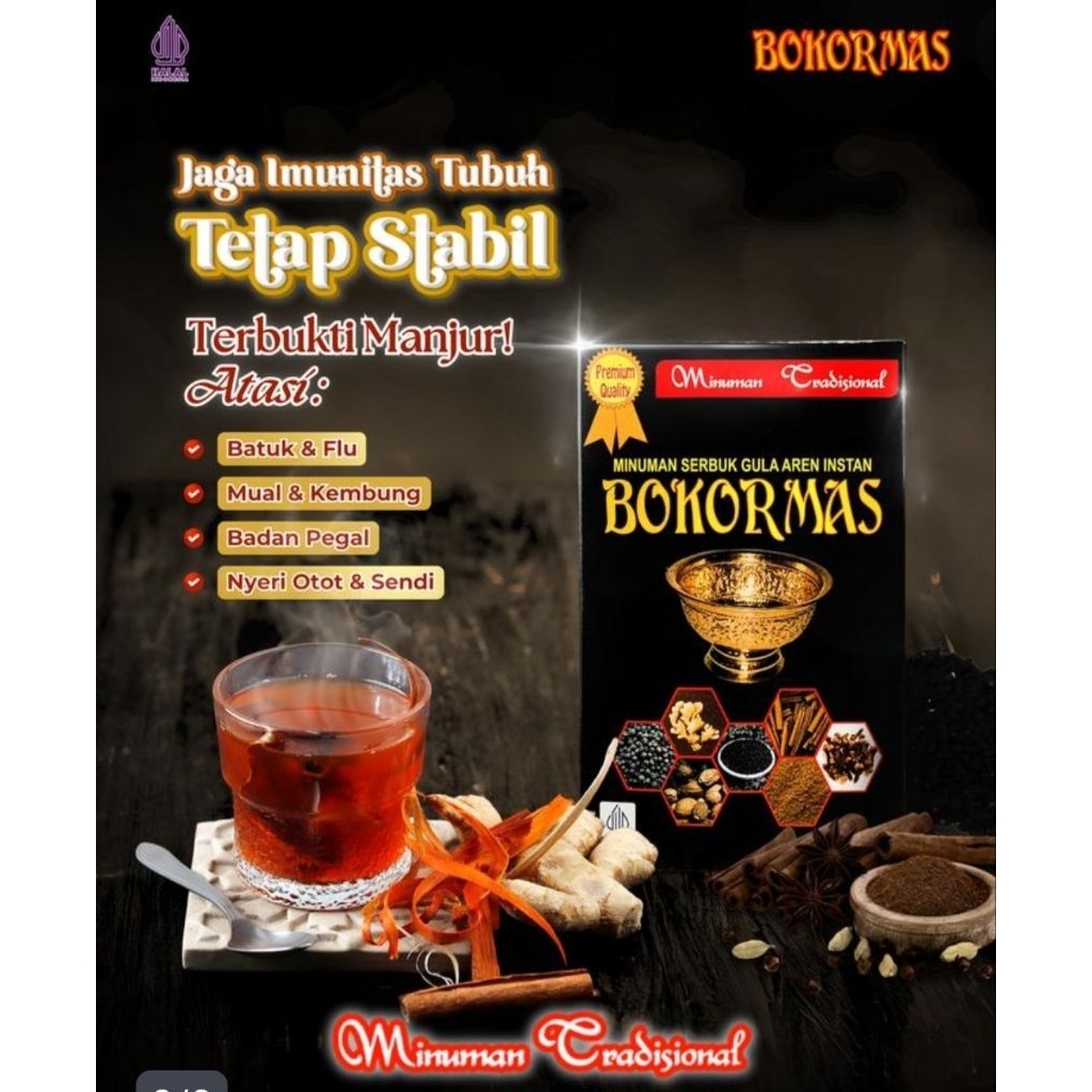 Bokor Mas Gula Aren plus 6 Ramuan Herbal