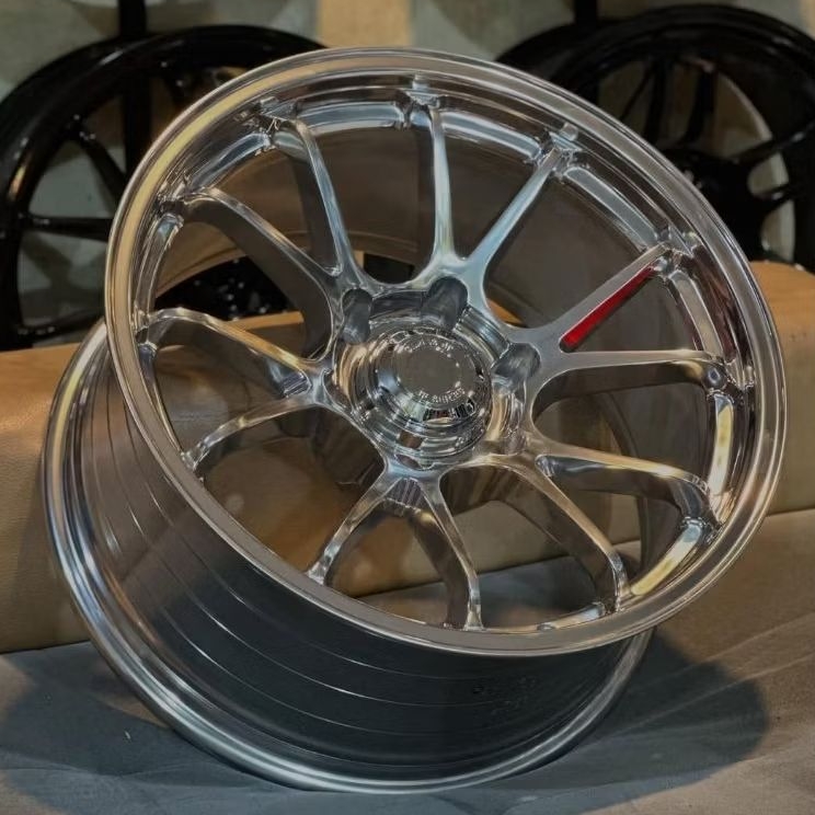 velg ring 18 model 95G velg r18 JF NF FLOW FORMING HIGH POLISH ET 0 velg mobil Hilux Ford everest St