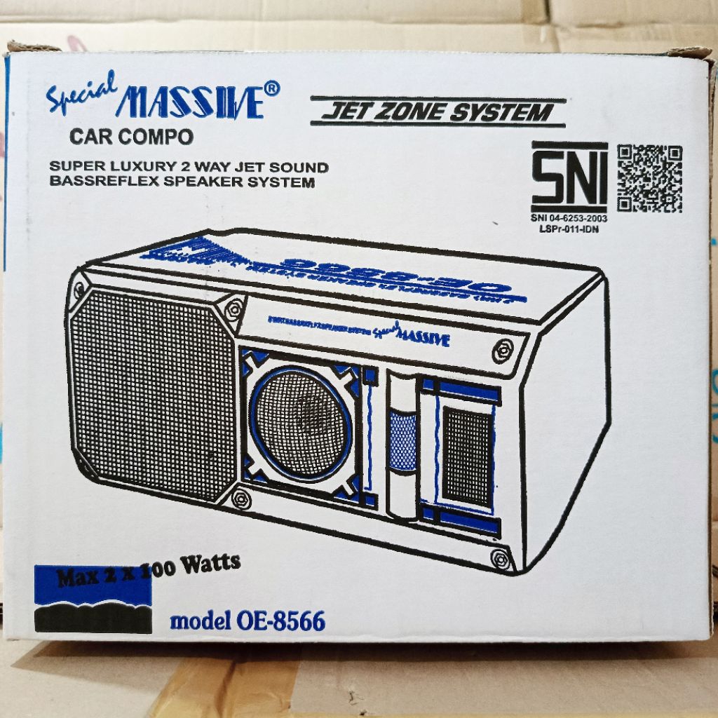 Sepasang, 1set speaker box Massive 8566
