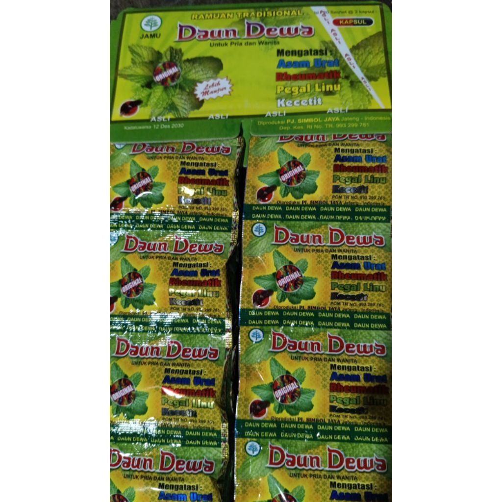 Daun Dewa Kapsul Original