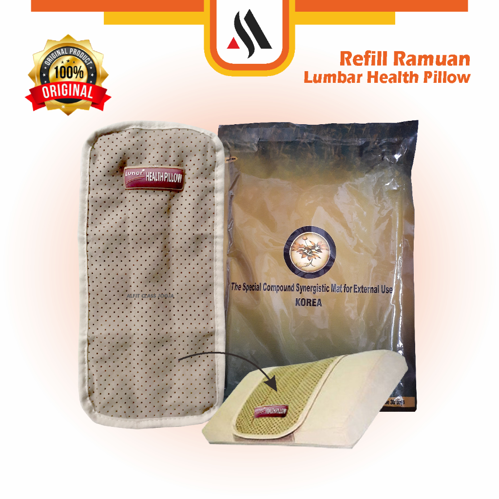 Refill Ramuan Jaco Synergy Tray Punggung Lembaran terapi Lumbar Pillow Syaraf Kejepit