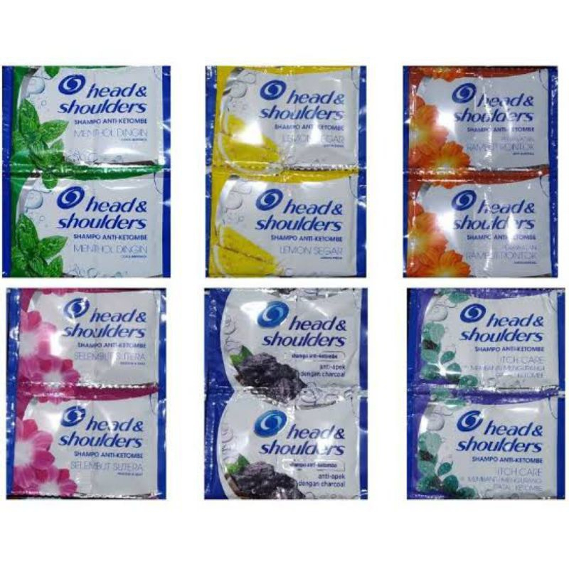SHAMPOO HEAD AND SHOULDERS RENCENG, 12 SACHET