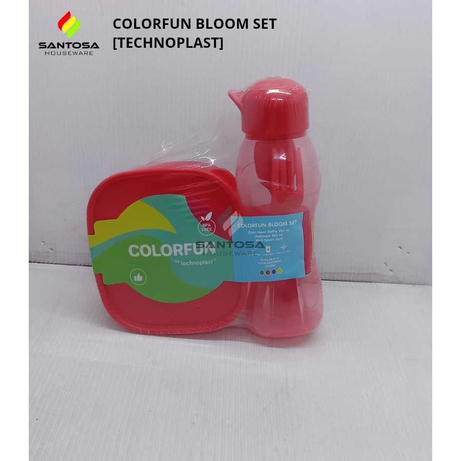 Lunch Box Colorfun Bloom Set [Technoplast]