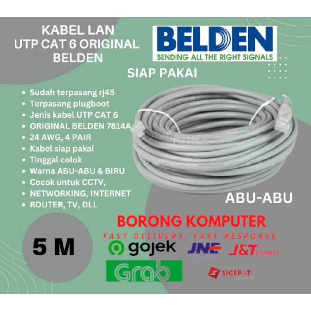 Belden Kabel LAN Cat6 / KABEL LAN UTP CAT 6 BELDEN