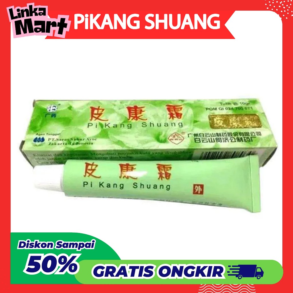 salep pikang su*ang hijau-salep gatal pks p1kang shuang 10 gram- Krim Pi Kang 10 Gram Salep Jamur - 