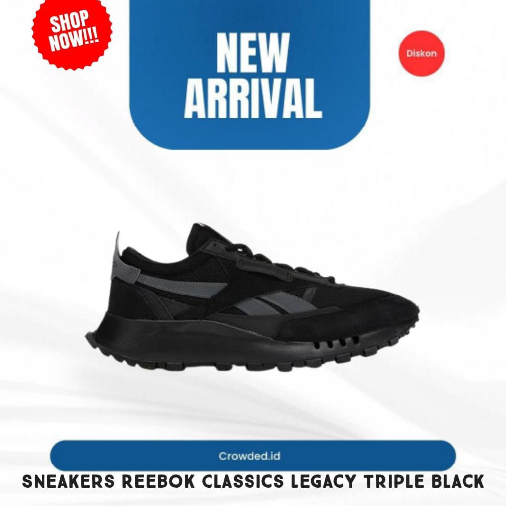 (CROWDED) Sneakers Reebok Classic Legacy Triple Black