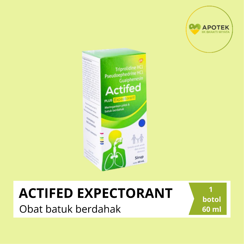Sirup Obat Batuk Berdahak Actifed 60 ml