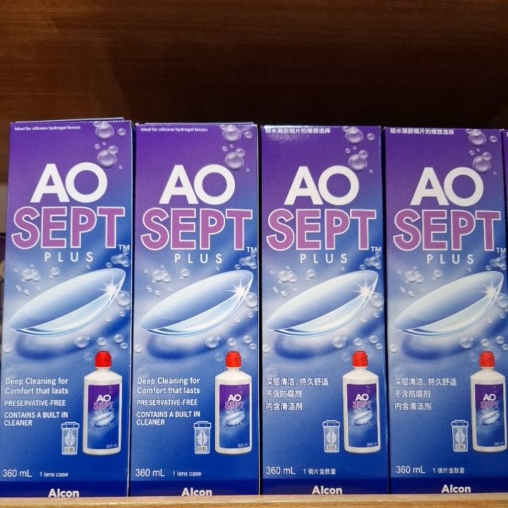 AO Sept Plus Alcon 360ml For Hard lens