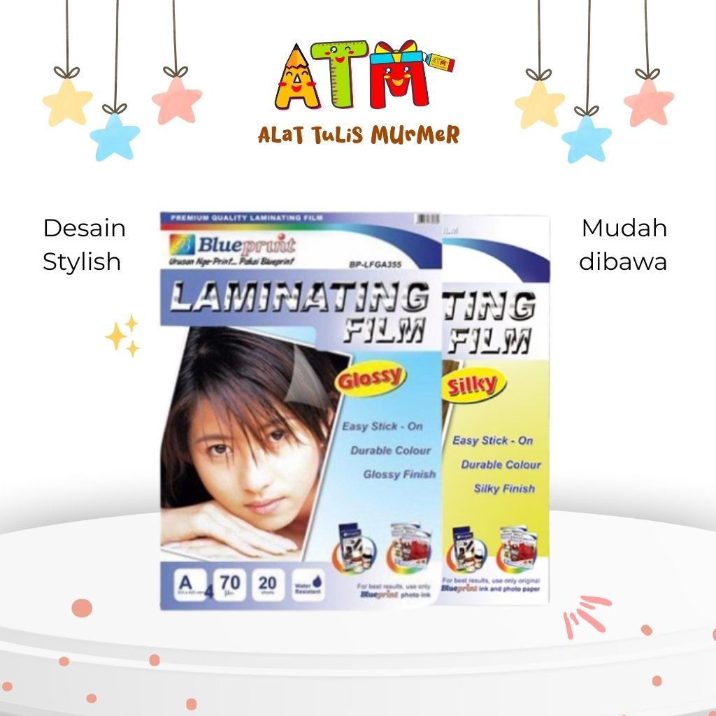 Laminating Film/Film/Blueprint Laminating Film A4 Glossy & Silky