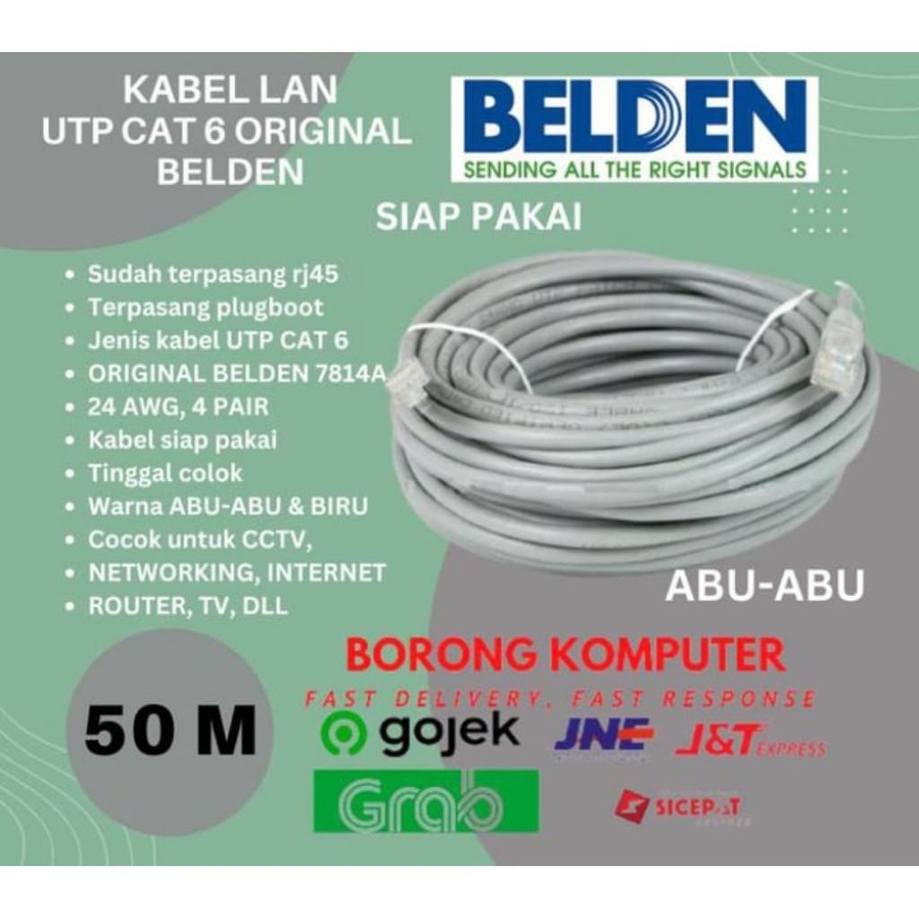 Belden Kabel LAN Cat6 / KABEL LAN UTP CAT 6 BELDEN