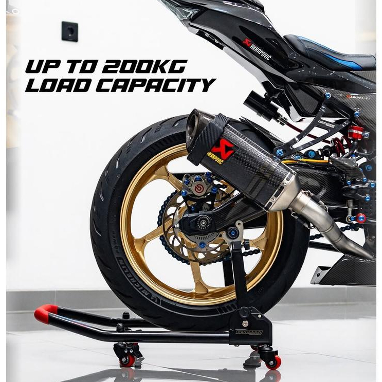 Paddock Moving KENDMOTO Universal Stand Motor Roda Geser Rear Pedok Moge Paddock Geser Paddock Depan