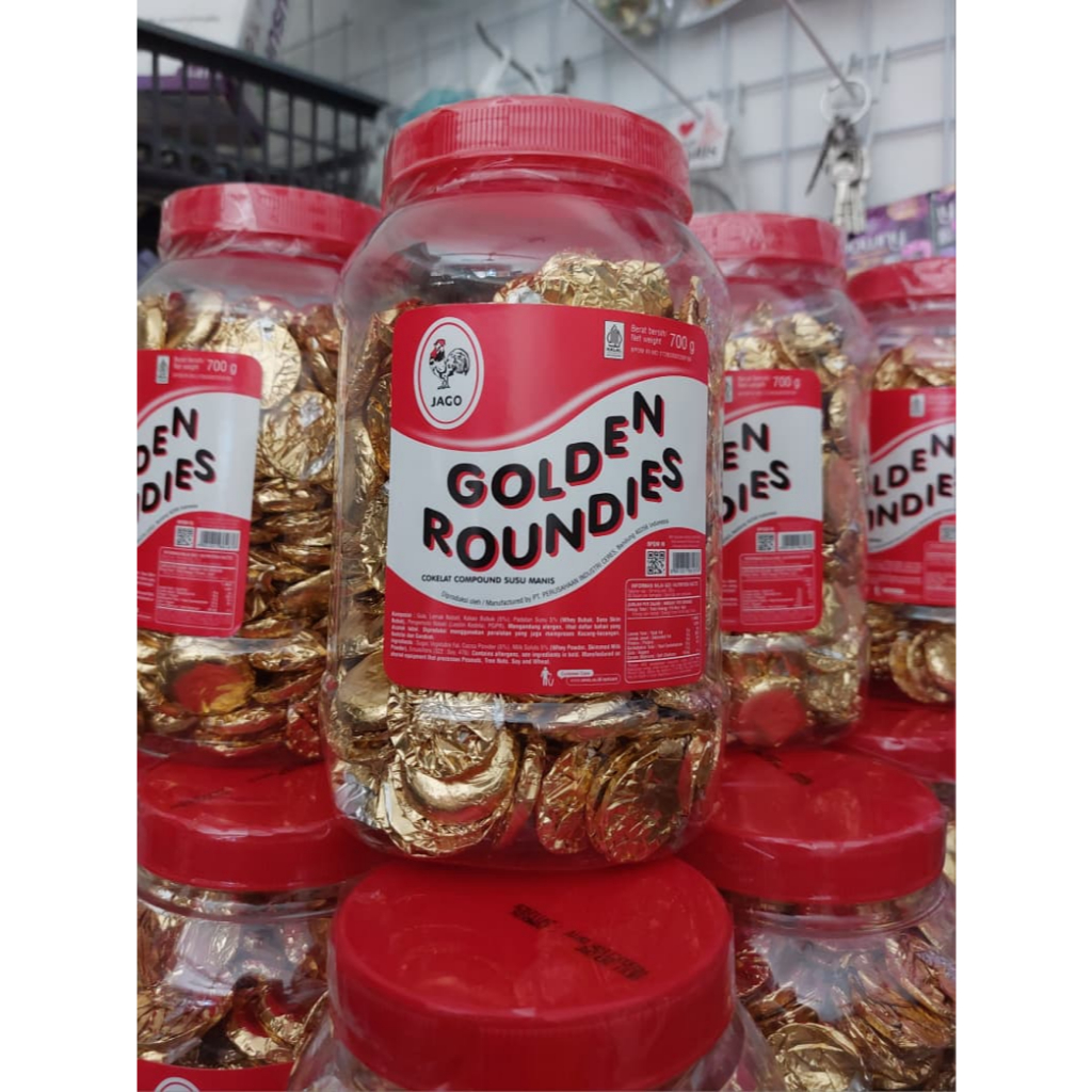 Grilshop7 Golden Roundies Coklat Koin Toples 700Gr