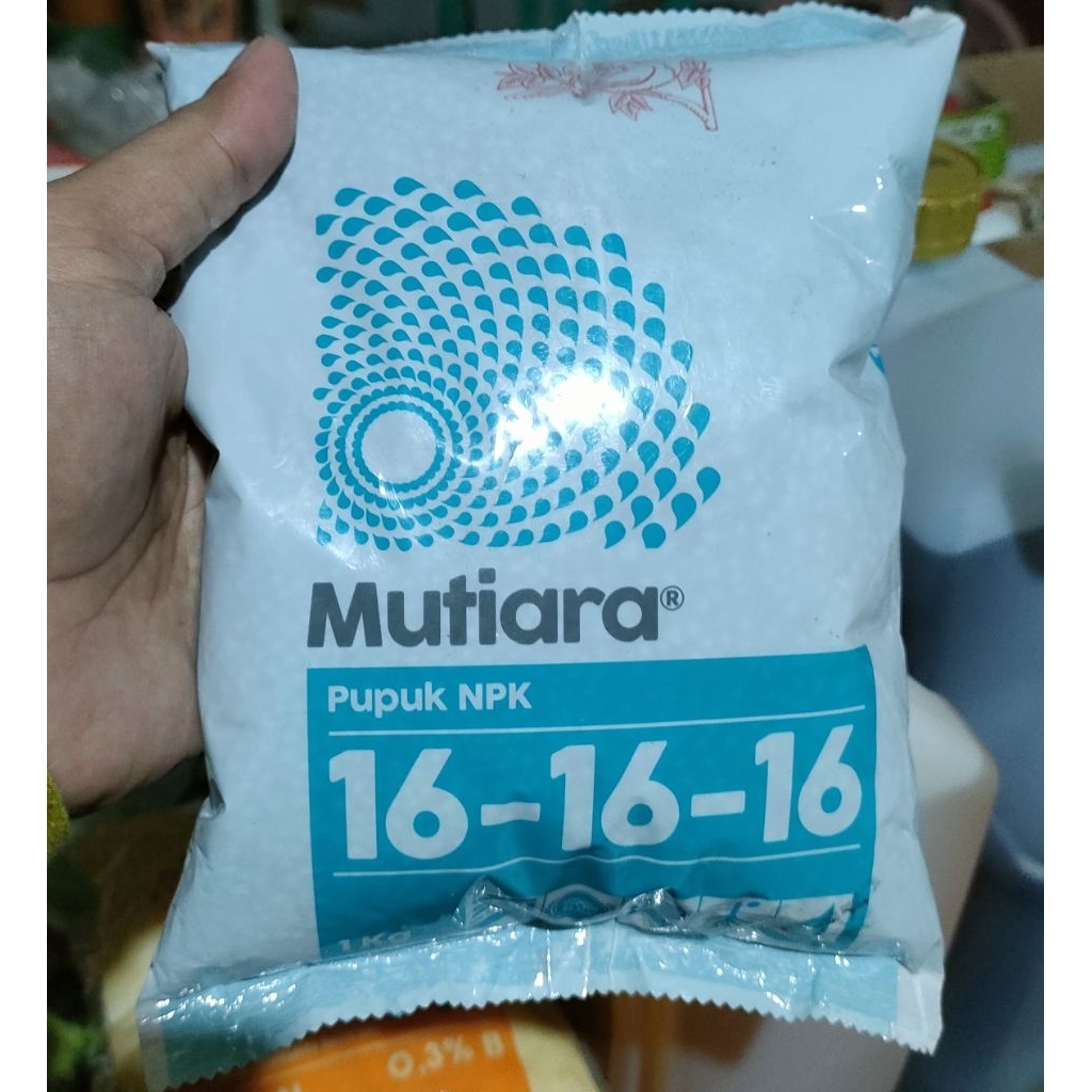 Pupuk Mutiara 16-16-16 Kemasan Asli Pabrik 1KG Pupuk Npk Mutiara