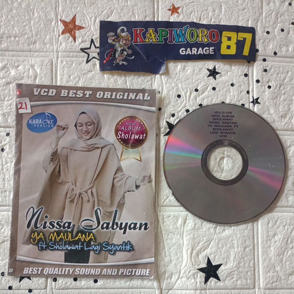 VCD,,NEW ALBUM SHOLAWAT NISSA SABYAN,,YA MAULANA FT SHOLAWAT LAGI SYANTIK