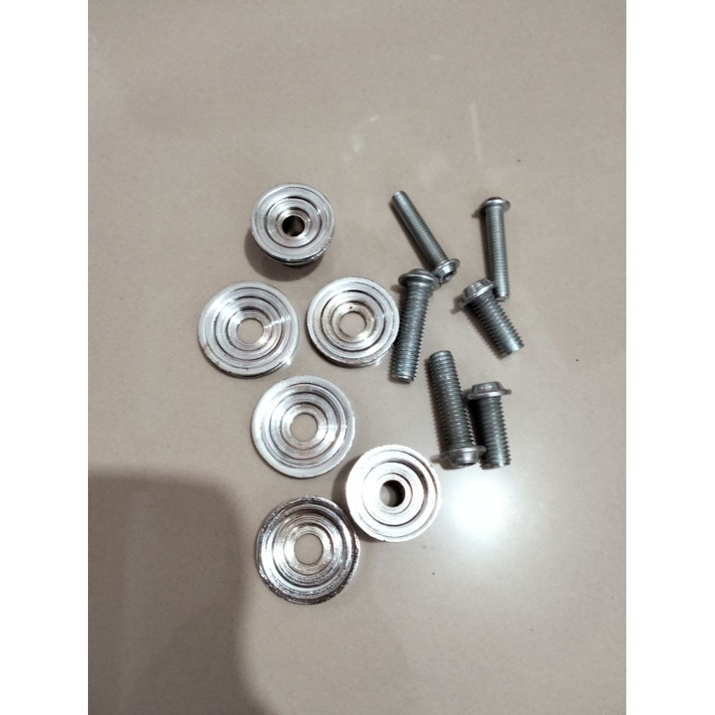 PEMANIS RING SKOK + BAUT UNTUK BEGEL JOK BELAKANG CB BAUT STAINLESS MANISAN RING BAUT SHOCK Shok sko