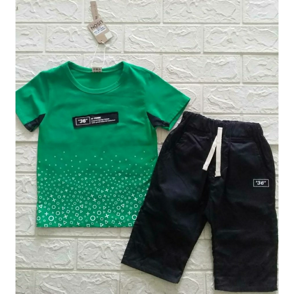 setelan kaos uson import