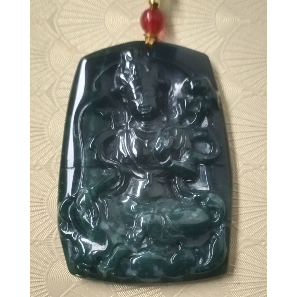 Giok Guatemala Liontin Guan Yin Big Size