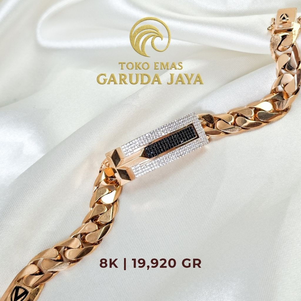 GELANG ONYRIX 8K | GELANG EMAS 8K | GELANG 19 GR