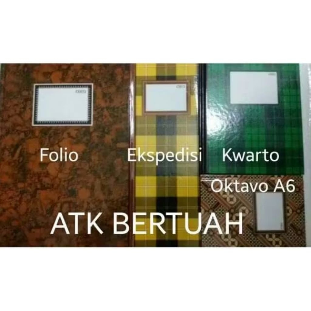 KIKY HARDCOVER BOOK BUKU TULIS SAMPUL KERAS UNTUK AKUNTANSI ABSEN UTANG UKURAN BESAR SEDANG KECIL FO