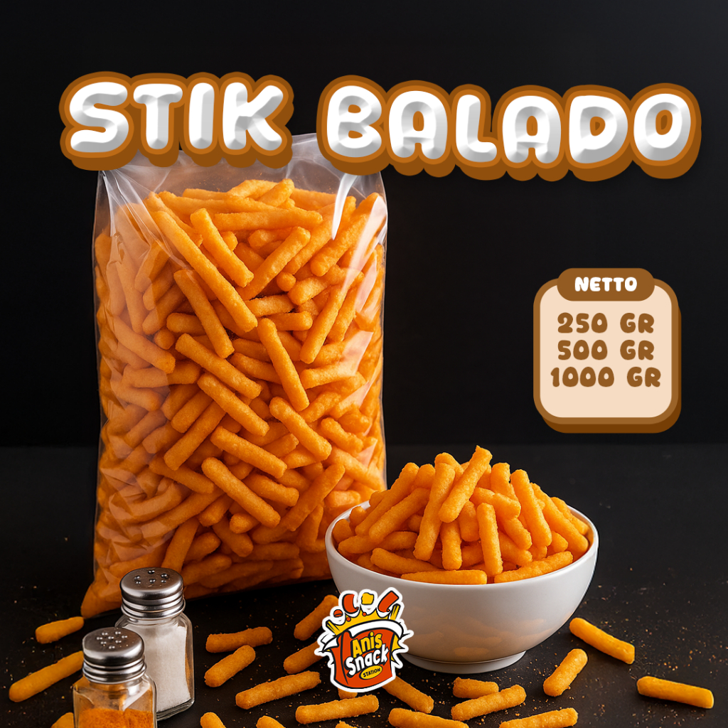 Stik Balado Tes / Stik Tes Rasa Balado / Stick Balado Premium / Stik Tes Balado Kiloan
