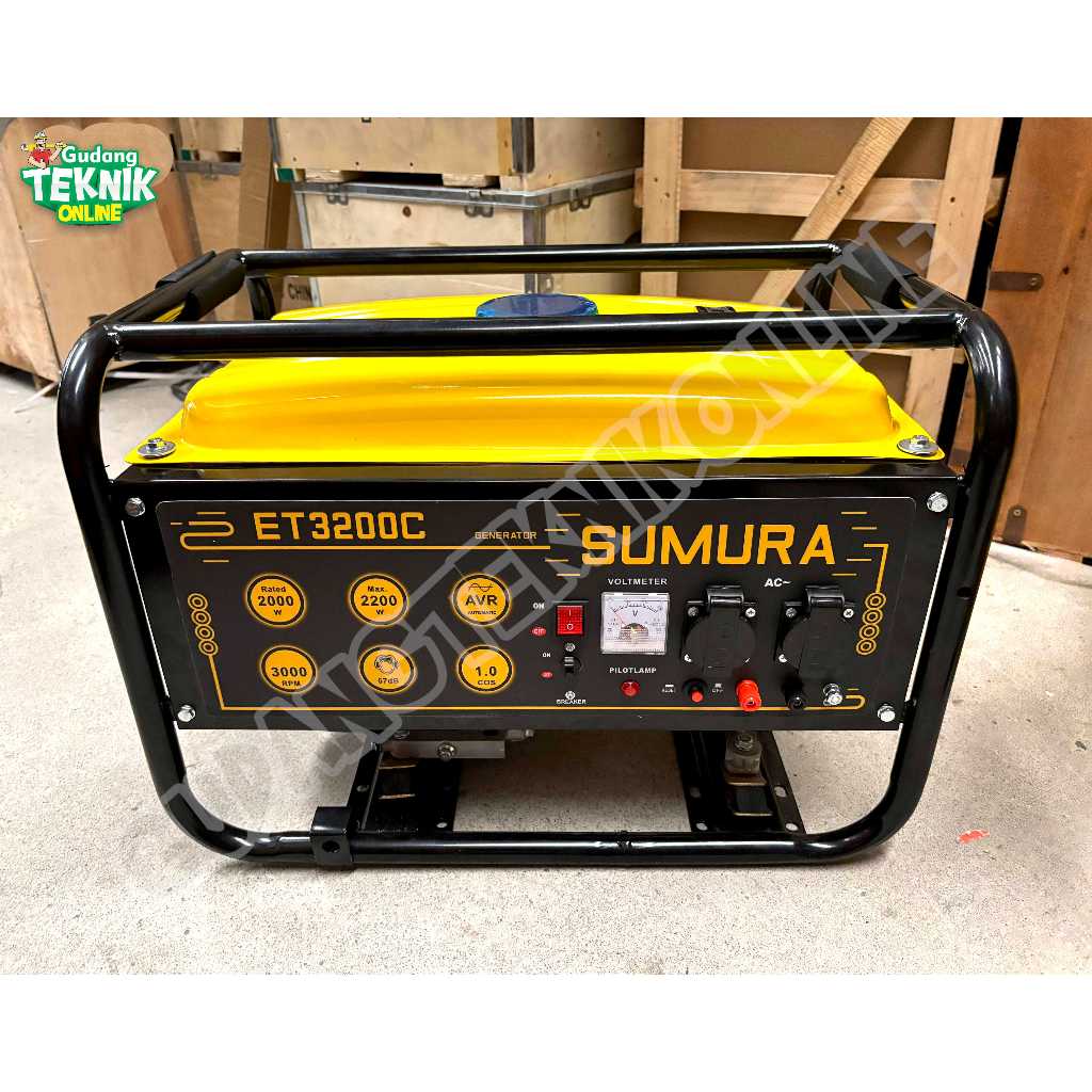 SUMURA Genset Listrik 2000W SUMURA ET3200C AVR / Genset Listrik 2000 Watt Power Generator Gasoline G