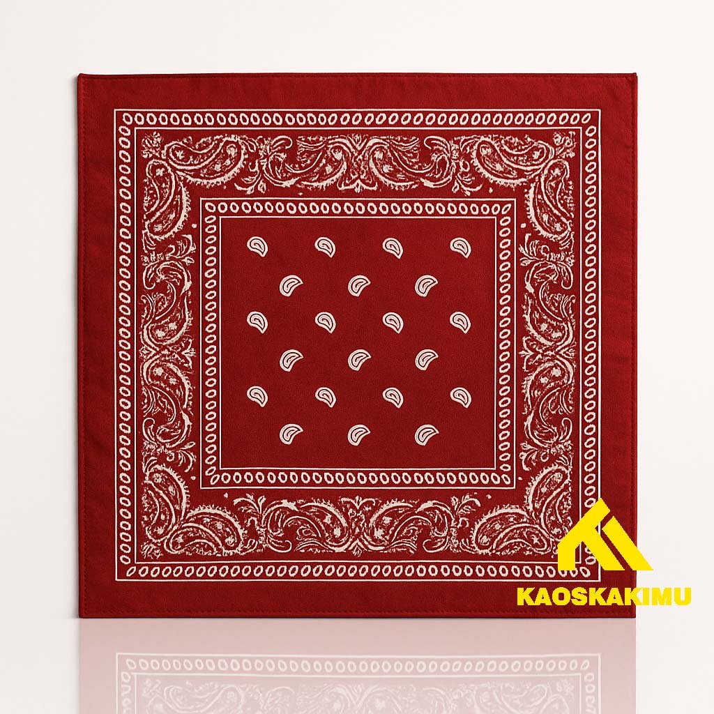 Bandana Premium Motif Paisley Kaoskakimu | Slayer Motor Kain Adem Unisex