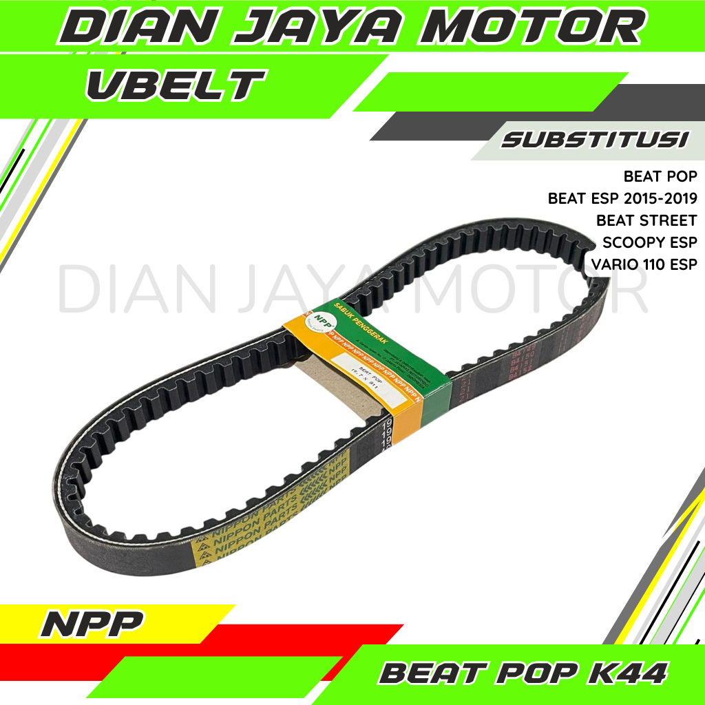 NPP Vbelt Panbel Fanbel K44 Beat pop Beat street Beat fi esp 2015-2019 Scoopy fi esp Vario 110 esp s