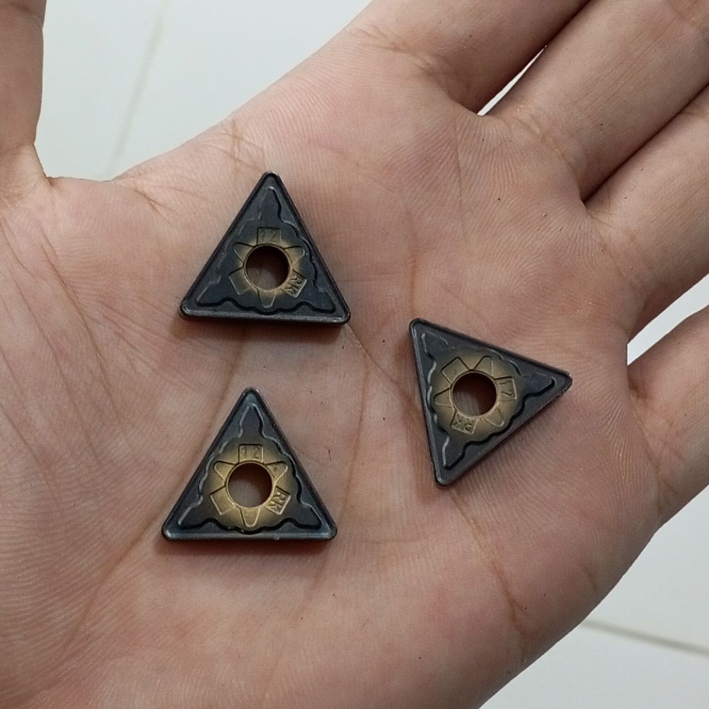 Insert TNMG22 pahat bubut seken TNMG 22 Carbide pisau bubut bekas mulus..