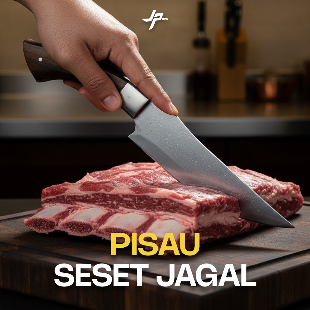 Juragan Pisau | Pisau Chef Dapur Seset Multifungsi Bahan Baja Sup9 Premium | Chef Knife